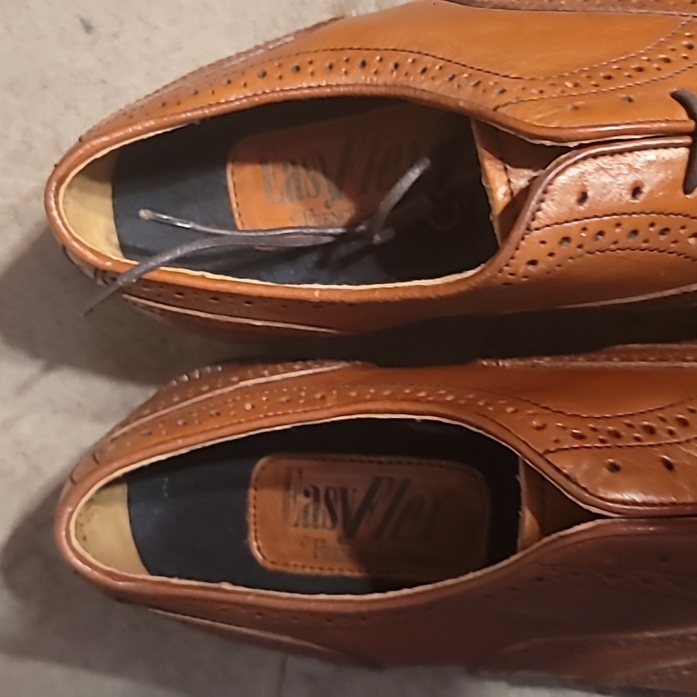 VINTAGE FRENCH SHRINER ST. LOUIS LEATHER DRESS SHOES Size 7m - Picture 3 of 8